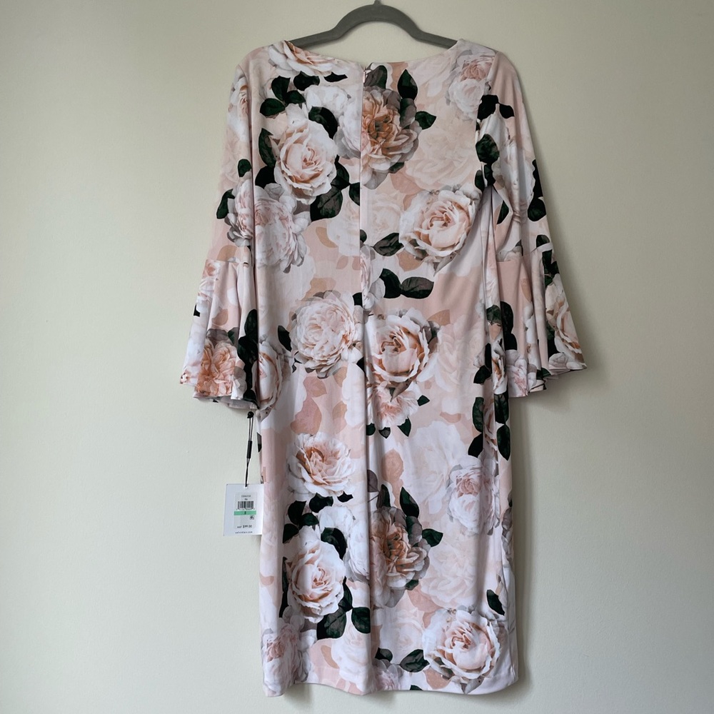 NWT Calvin Klein Rose Dress - Picture 6 of 6